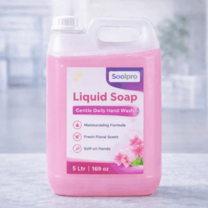 SOOLPRO 5lt Liquid Soap Gentle Daily Hand Wash(*4)